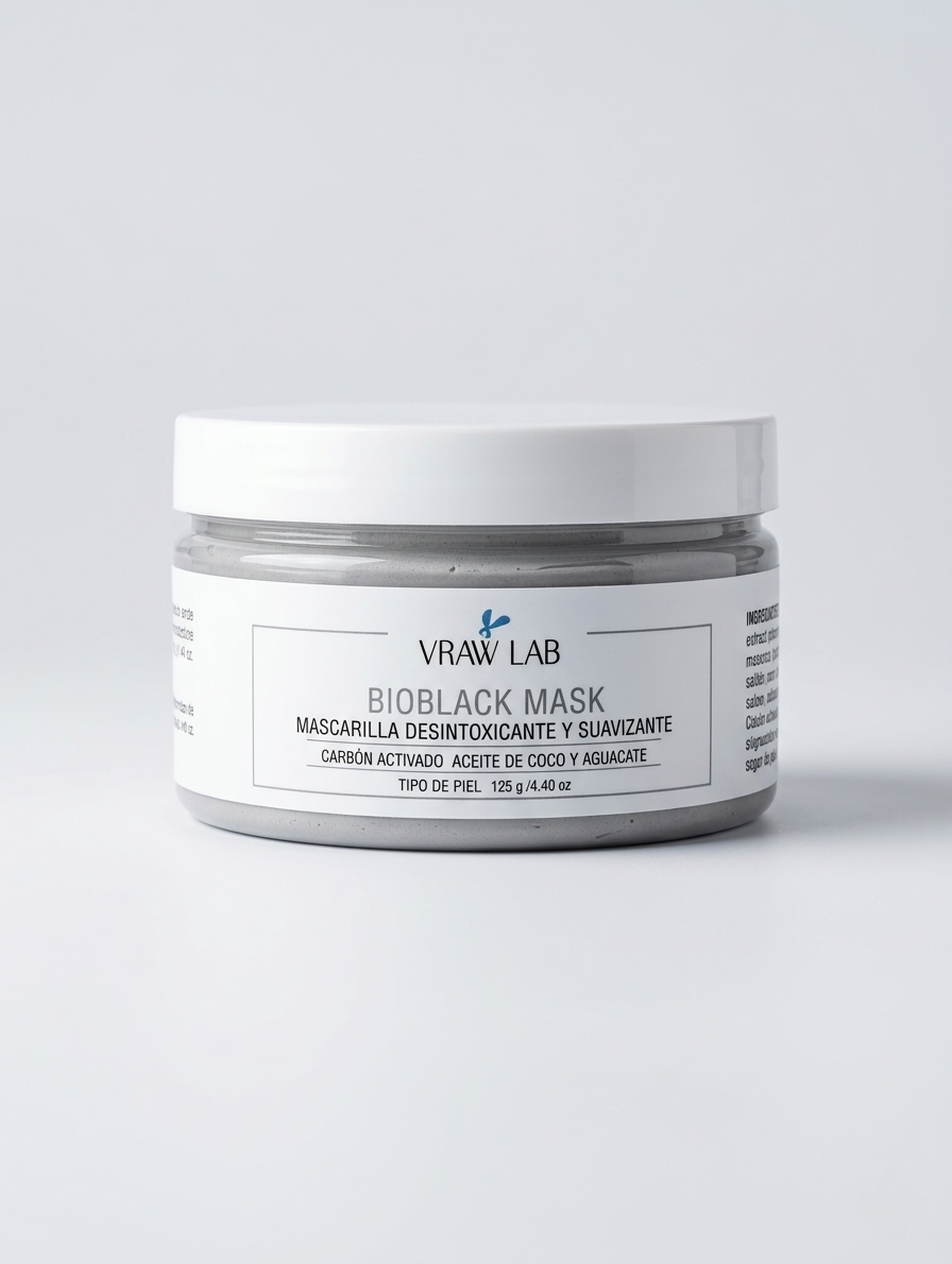 BIOBLACK MASK MASCARILLA FACIAL DESINTOXICANTE Y SUAVIZANTE  125g (VL090)