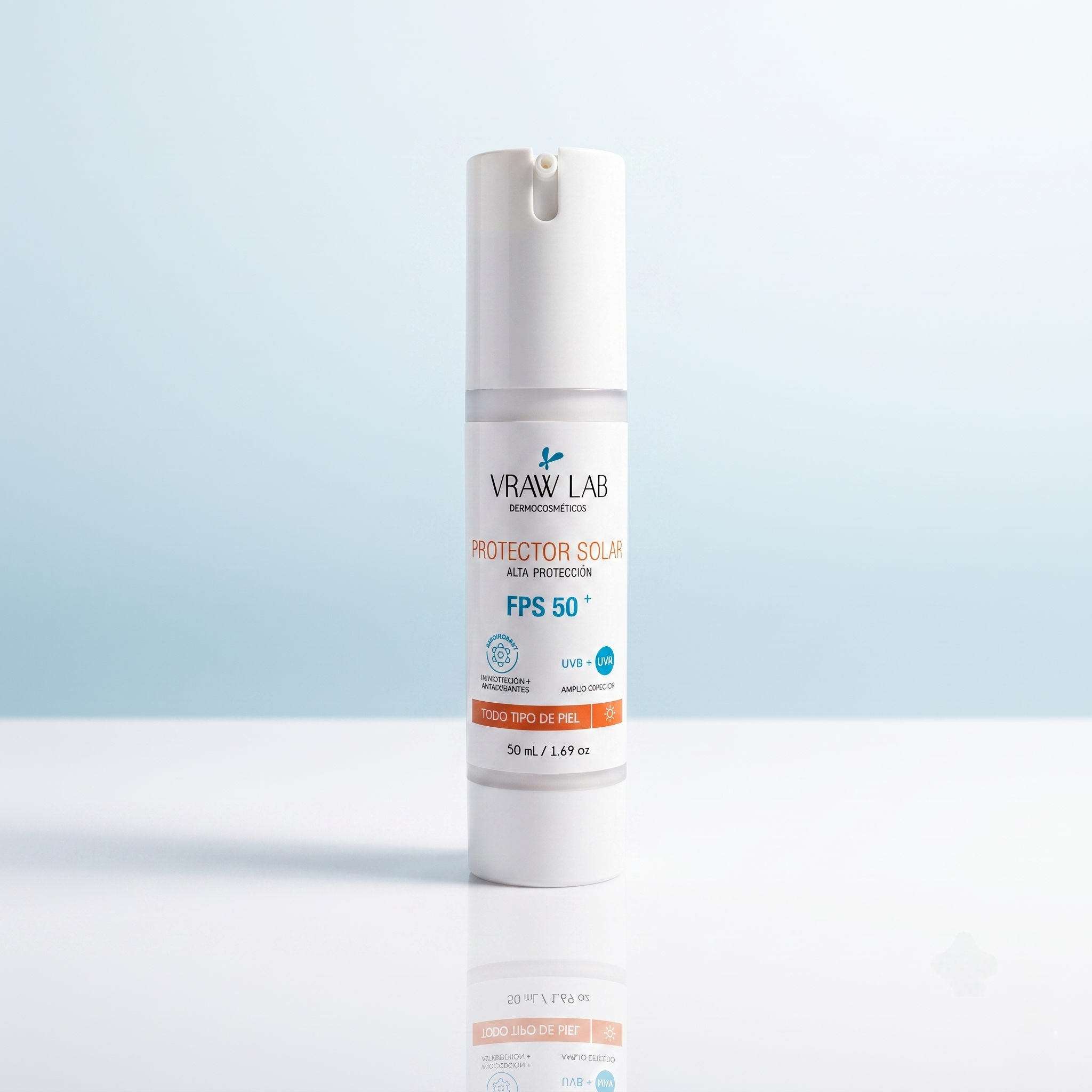 PROTECTOR SOLAR ALTA PROTECCIÓN FPS50+ CON EFECTO ANTIOXIDANTE 50mL (VL104)